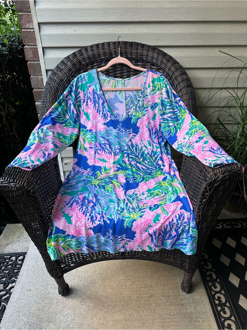 Lilly Pulitzer Beacon Dress Fan Club L